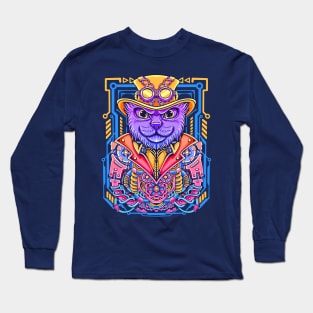 Steampunk Kitty Long Sleeve T-Shirt